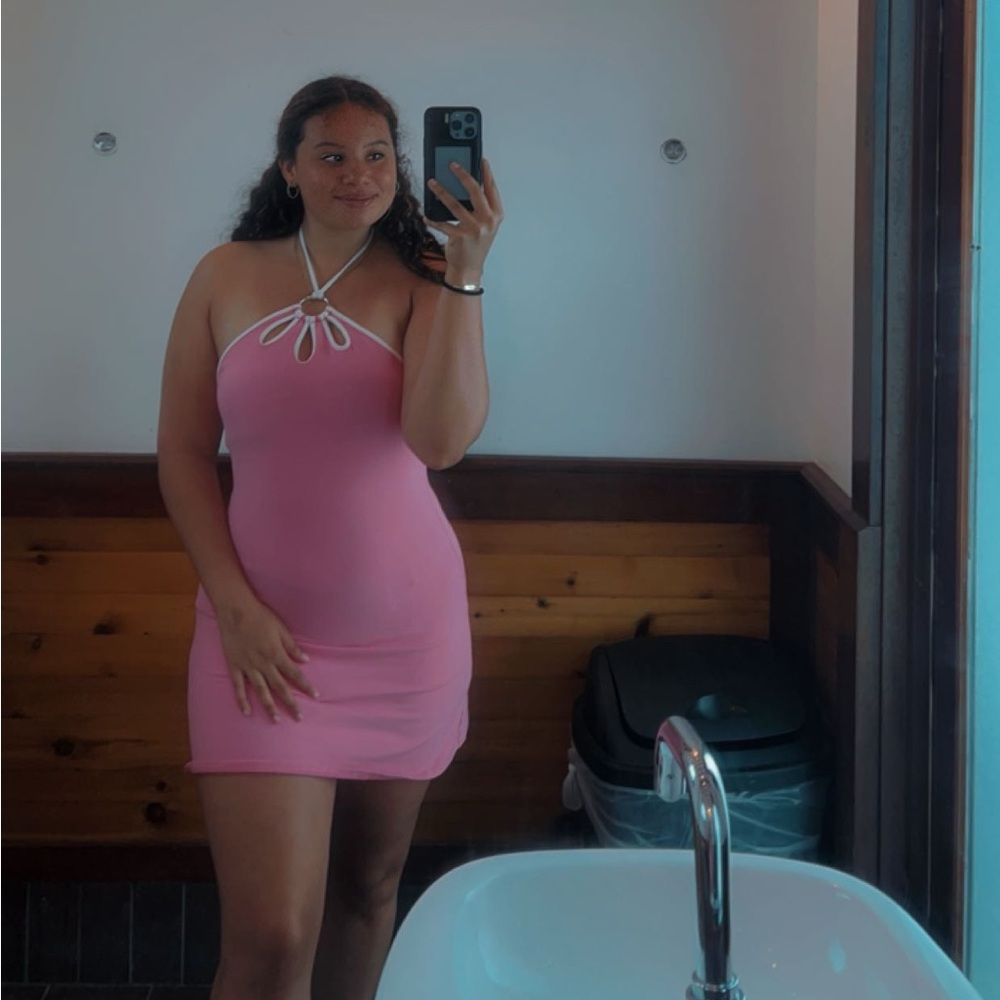 Pink Mini Dress